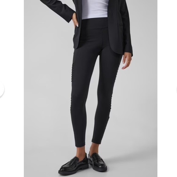 Athleta Pants - Athleta Delancey Moto Tight Size Small Petite